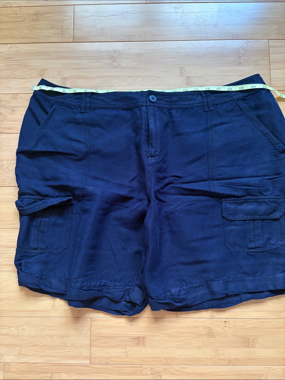 Coldwater Creek Linen Shorts Cargo
